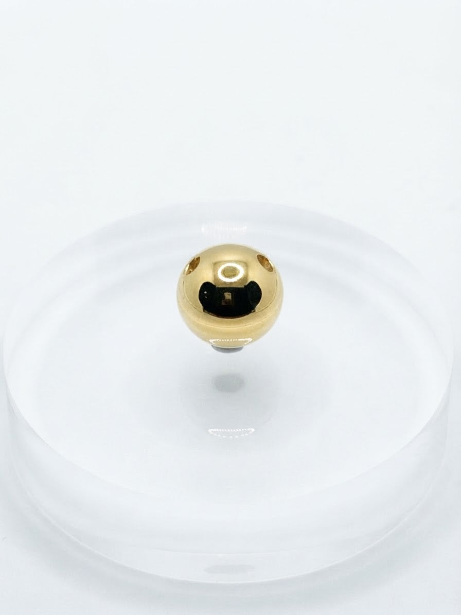 【 限定5本 】K18YG 約22.00ｇ スフィア（ペンダントヘッド）